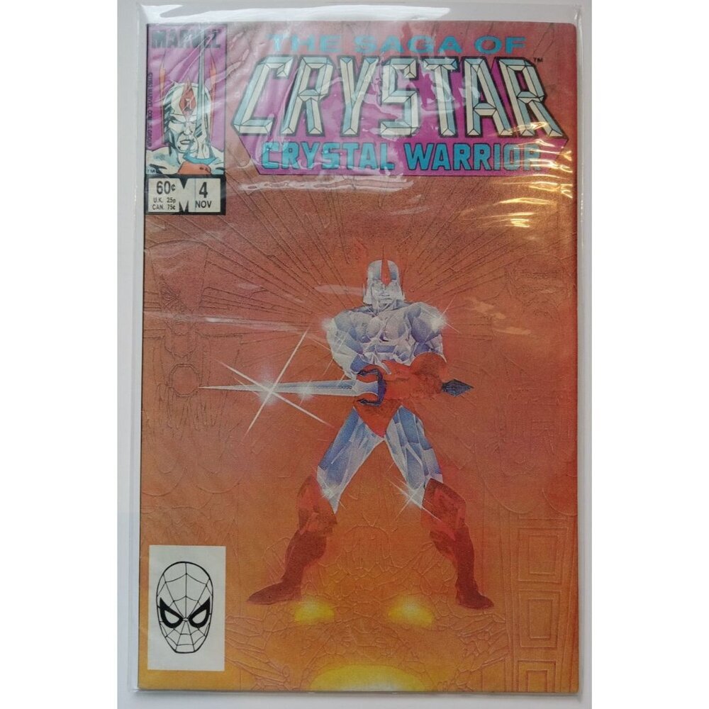 The Saga of Crystar, Crystal Warrior #4 Canadian Marvel Comics Bagged/Boarded